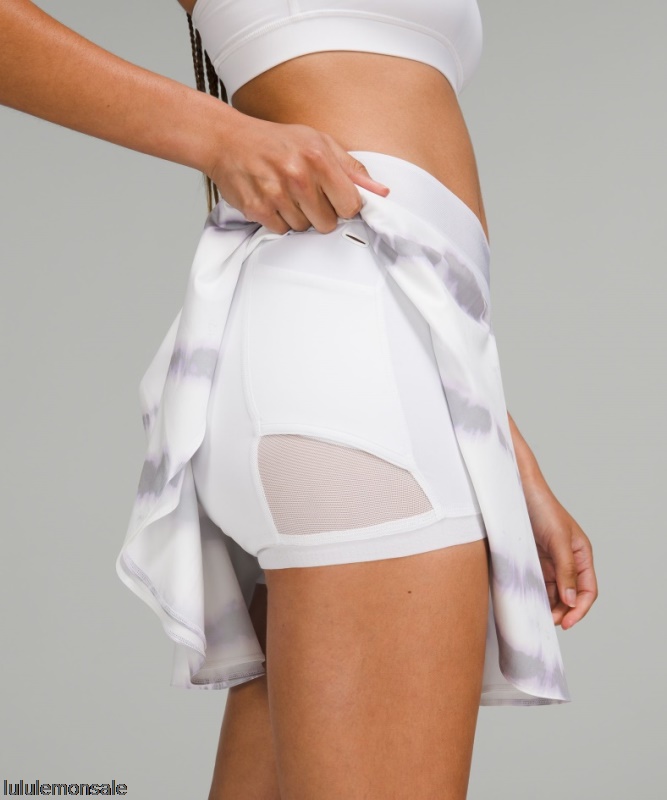 Lululemon Damen DELULU410 | Quer Flieder Multi Court Rival Hochhausrock Lang